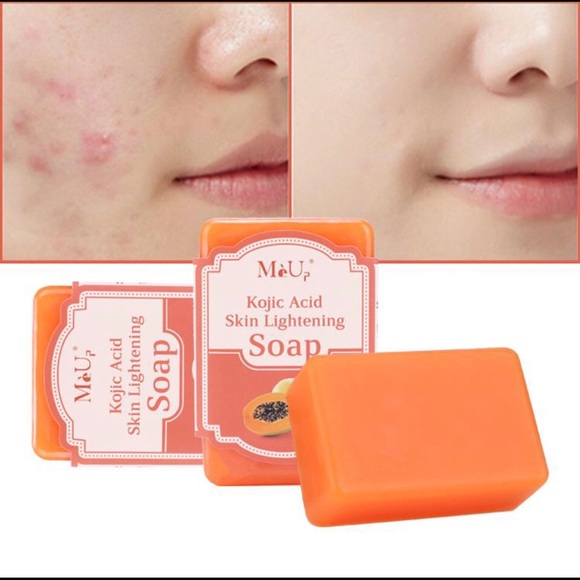 2/$15Papaya Acne Whitening Organic Soap Boackheads